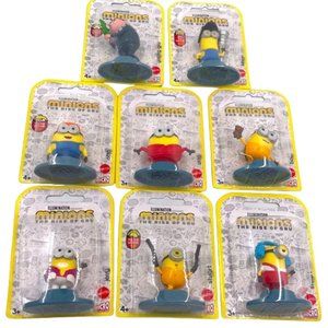 Mattel 2019 Illuminations Presents Minions:The Rise of Gru Collection Set of 8